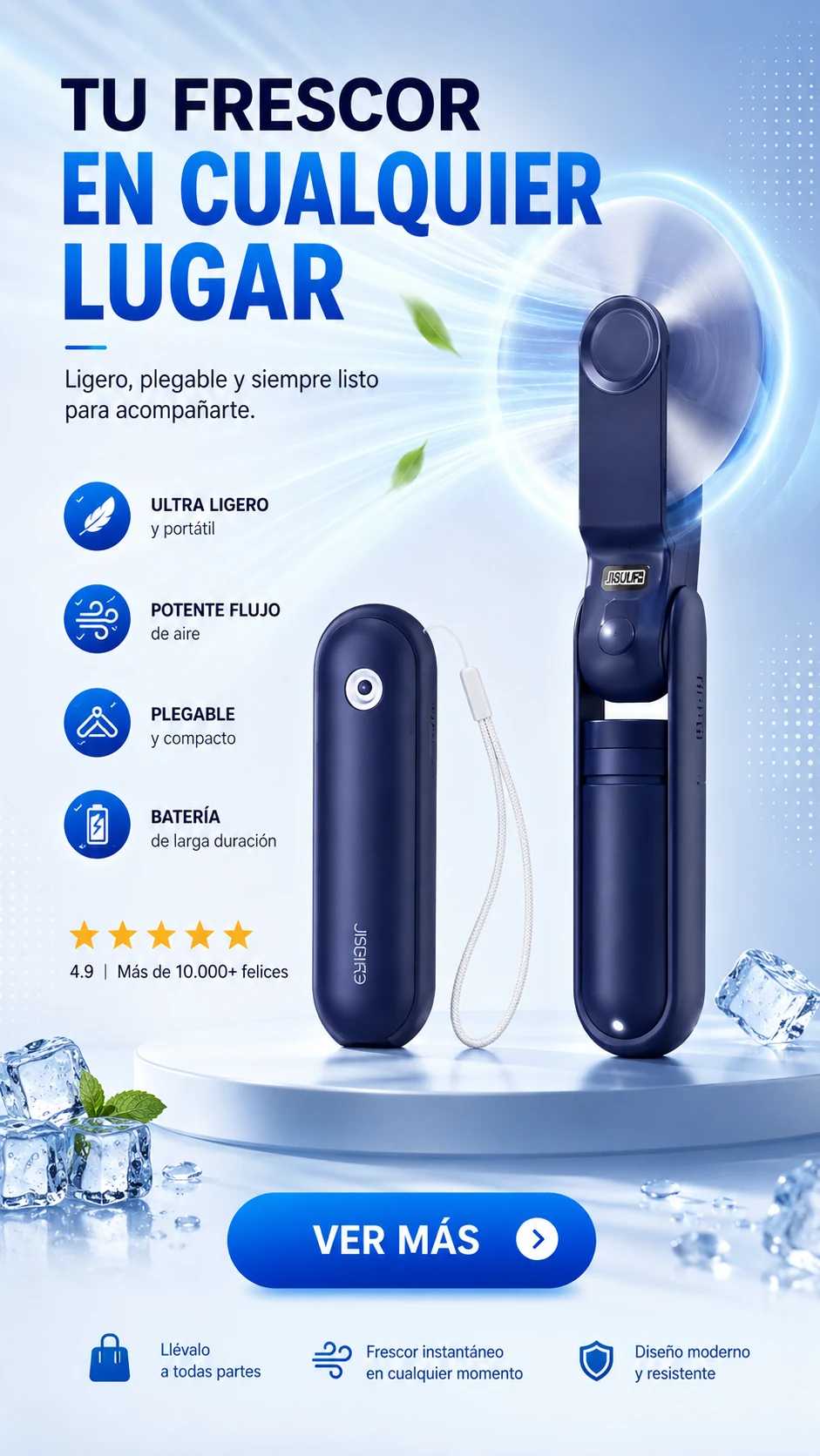 Mini ventilador USB-C