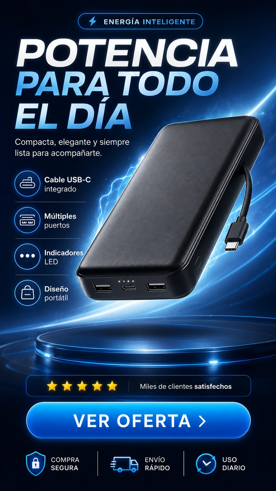 Power bank 20000 mAh 45W